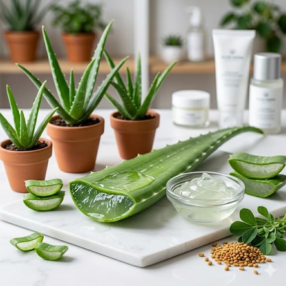 Aloe Vera for Hair and Skin: The Complete Science-Backed Guide (2025) — Botani Bestie Blog