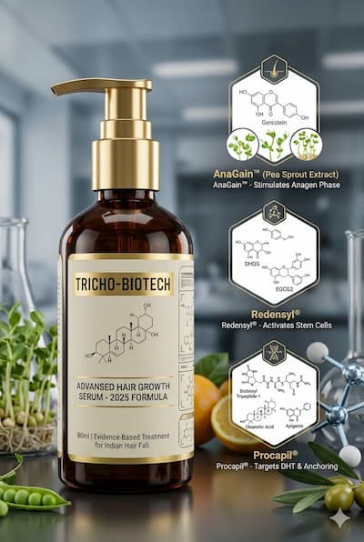 biotech hair growth actives in premium Indian hair serum