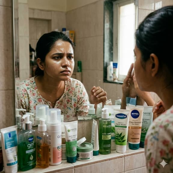 Best Face Wash for Oily Skin in India (2025) — Dermatologist-Backed Guide — Botani Bestie Blog