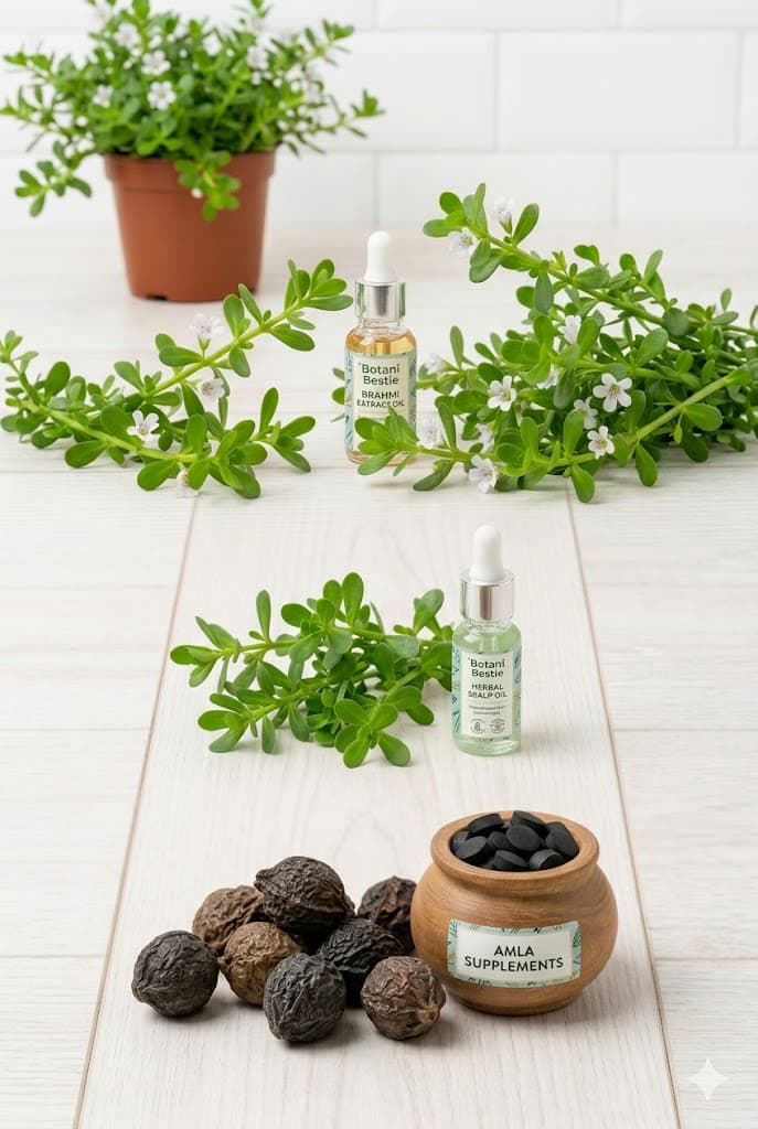 Brahmi for Hair Growth: Does It Really Work? The Science-Backed Answer (2025) — Botani Bestie Blog