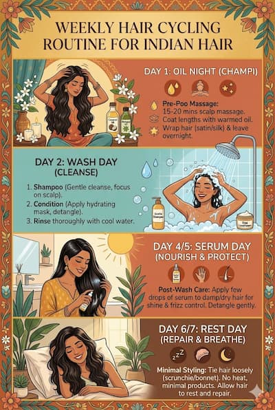 Hair Cycling: The Weekly Routine That Stops Damage and Maximises Growth — Botani Bestie Blog