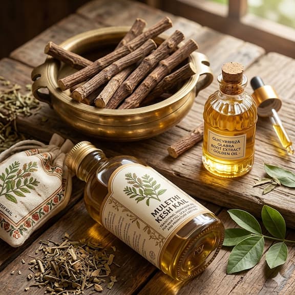 Liquorice for Hair Fall: Does It Really Help? The Science-Backed Answer (2025) — Botani Bestie Blog