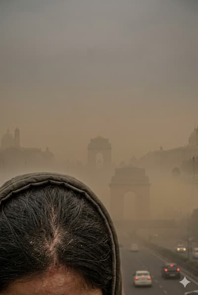 Pollution & Hair Fall: How Delhi, Mumbai & Bangalore Air Is Silently Damaging Your Scalp (2025) — Botani Bestie Blog