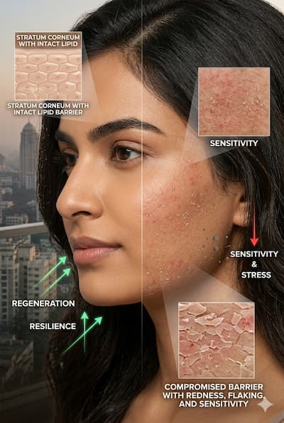 Skin Barrier Repair: What It Is, Why It Breaks Down, and How to Rebuild It (2025 Guide for Indian Skin) — Botani Bestie Blog
