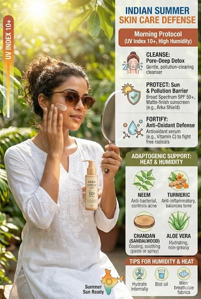 Summer Skin Care Routine for Indian Skin: Heat, Humidity, and What Actually Works (2025) — Botani Bestie Blog