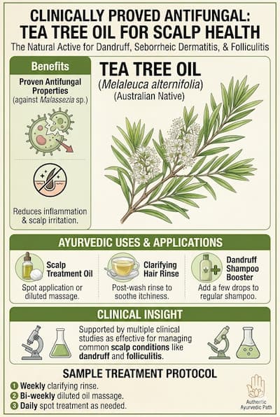 Tea Tree Oil for Scalp: Antifungal Benefits, How to Use It, and What It Cannot Do (2025) — Botani Bestie Blog