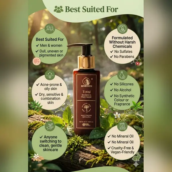 Total Radiance Face Wash - Botani Bestie