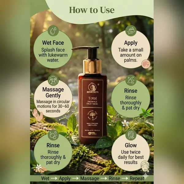 Total Radiance Face Wash - Botani Bestie