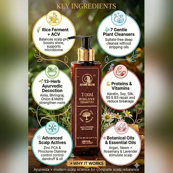 Total Rebalance Shampoo - Botani Bestie